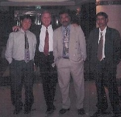 From Left: Edwin (yours truly), Bob, Amit & Adhikari